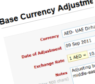 Base currency adjustments
