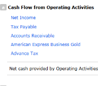 Cash flow statement