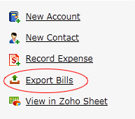 Export bills