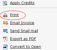 Printable Invoices