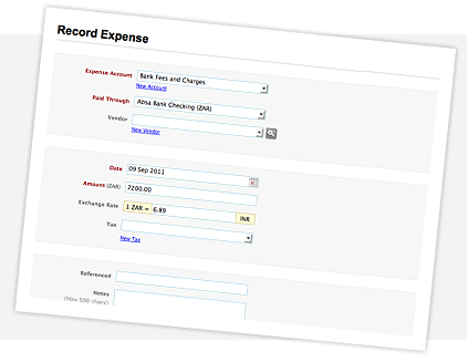Manage expenses online