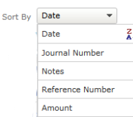 Sort journals