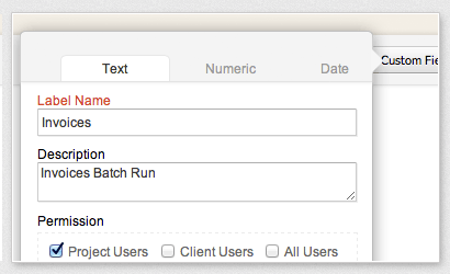 Custom fields