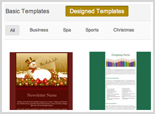 Newsletter Template Layouts