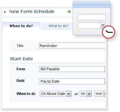 Scheduling Forms