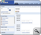 ZohoCRM - Calender-Day View