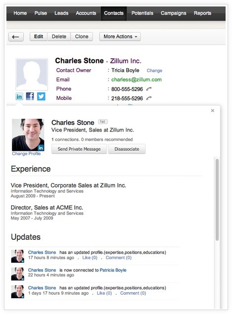LinkedIn Integration