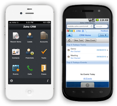 Go Mobile. Take CRM with you