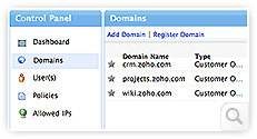 Manage Domains