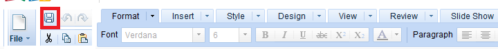 Save a presentation Save a presentation