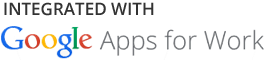 Integrated with Google Apps for Work