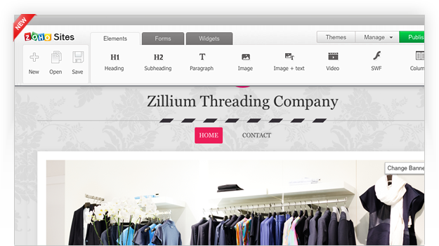 Zoho Sites Overview