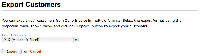 export customers