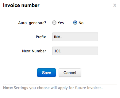 Zoho invoice number generation invoice number generation