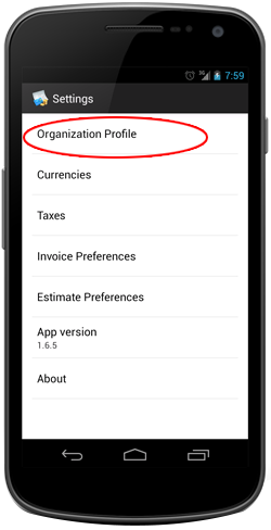 org profile