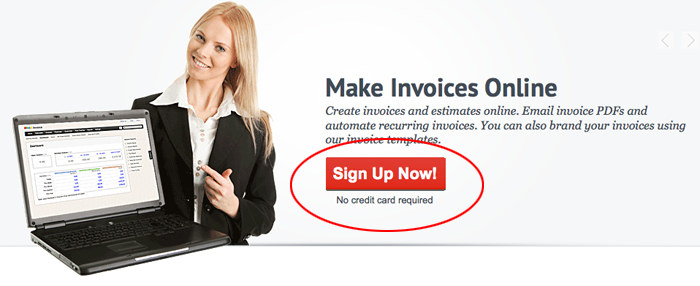 Zoho Invoice Sign up sign-up-page