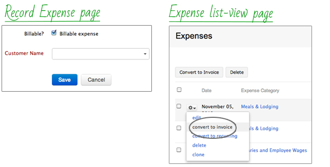 zoho invoice list view