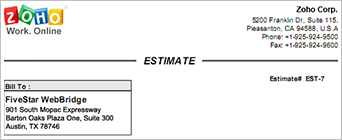 Create elegant quotes or estimates