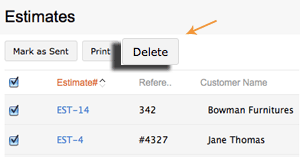 Select bulk delete