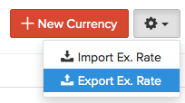 Currency - Export