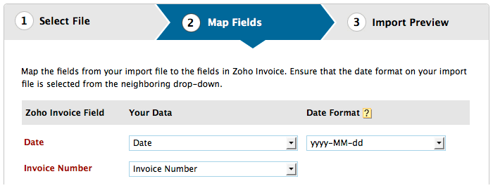 Payment map fields