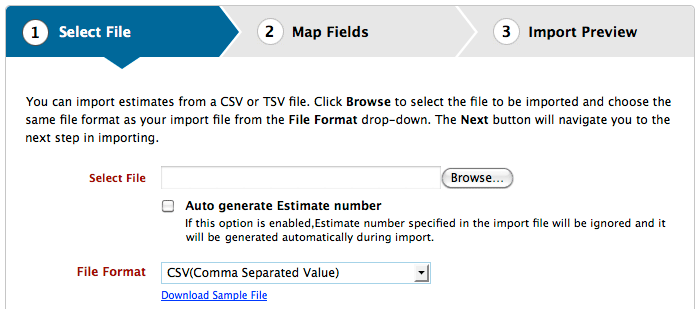 select estimate