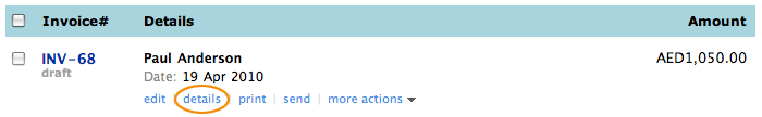 Select delete item