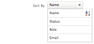 List users sort by