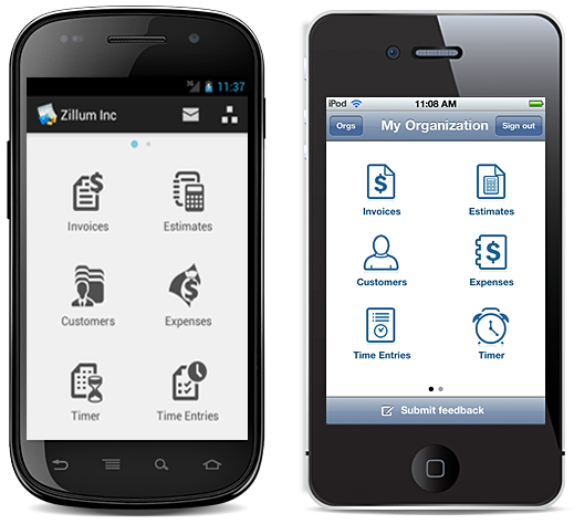 Mobile invoicing apps
