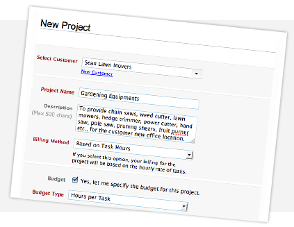 Project Time Tracking
