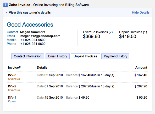 widget lateral access