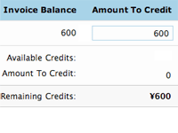 Credit notes