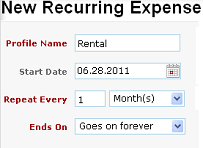 Recurring Expense