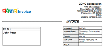 Send elegant invoices