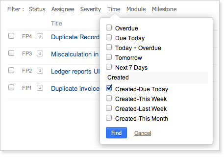 Filter by duration