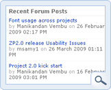 Recent Forums
