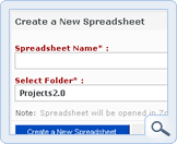 CreateSpreadsheet