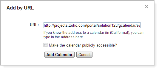 Events in Google Calendar
