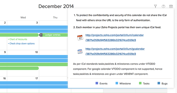 Events in Google Calendar