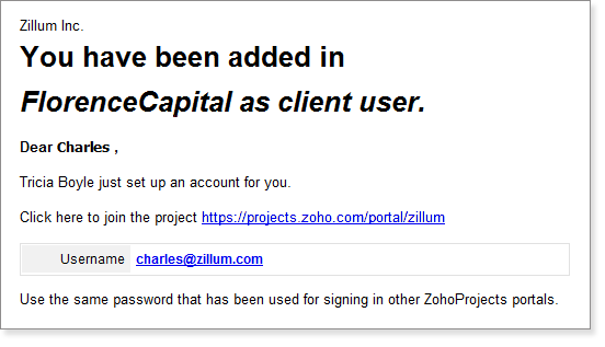 Invite Client Users