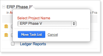 Move tasklist link