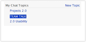 View Chat Topics