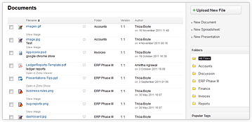 Share project files