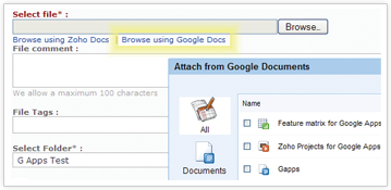 Import from Google Docs