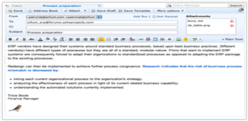 Add Forum via Email