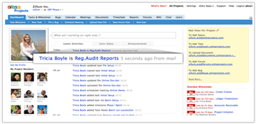 Add Status via Email