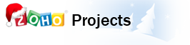 Zoho projects (Xmas logo)