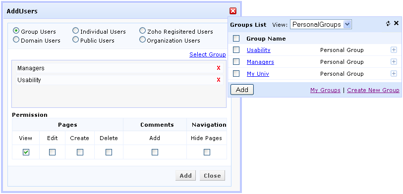 Wiki-Create and Manage Users