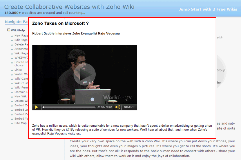 Wiki-Embedding Video