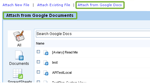 Wiki Attach Google Docs